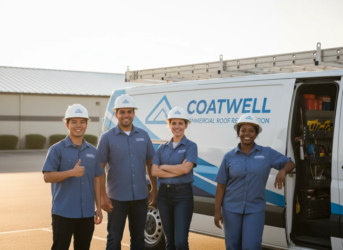 Commercial roof coating company in Wapello, IA